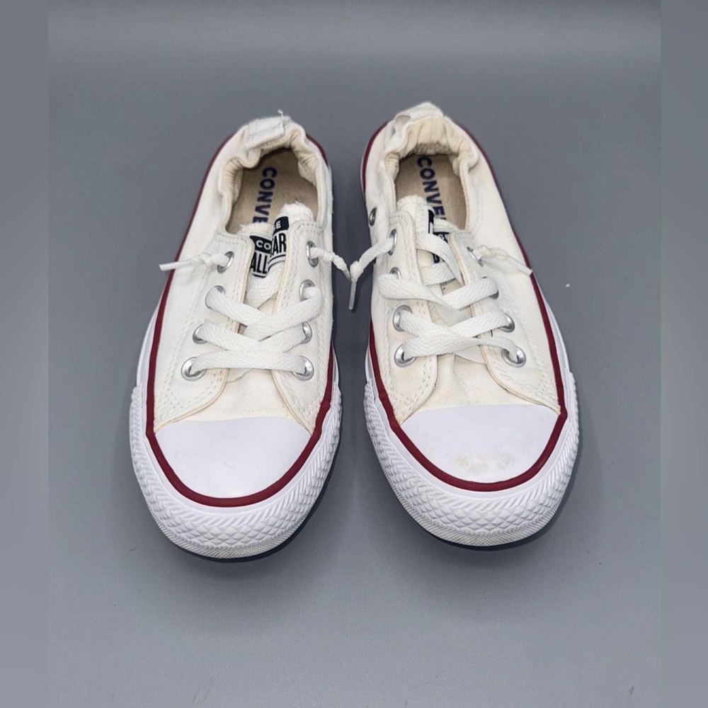 Converse All Star Shoreline Women's Size 6.5 Slip On Shoes White Canvas